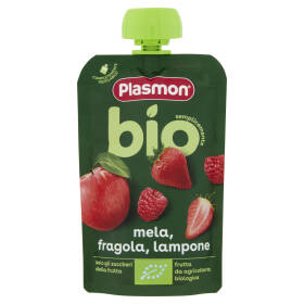 Plasmon semplicemente bio mela, fragola, lampone 100 g