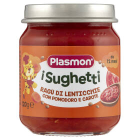 Plasmon i Sughetti Ragù di Lenticchie con Pomodoro e Carote 120 g