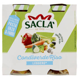 Saclà Condiverde Riso Leggero* 2 x 290 g