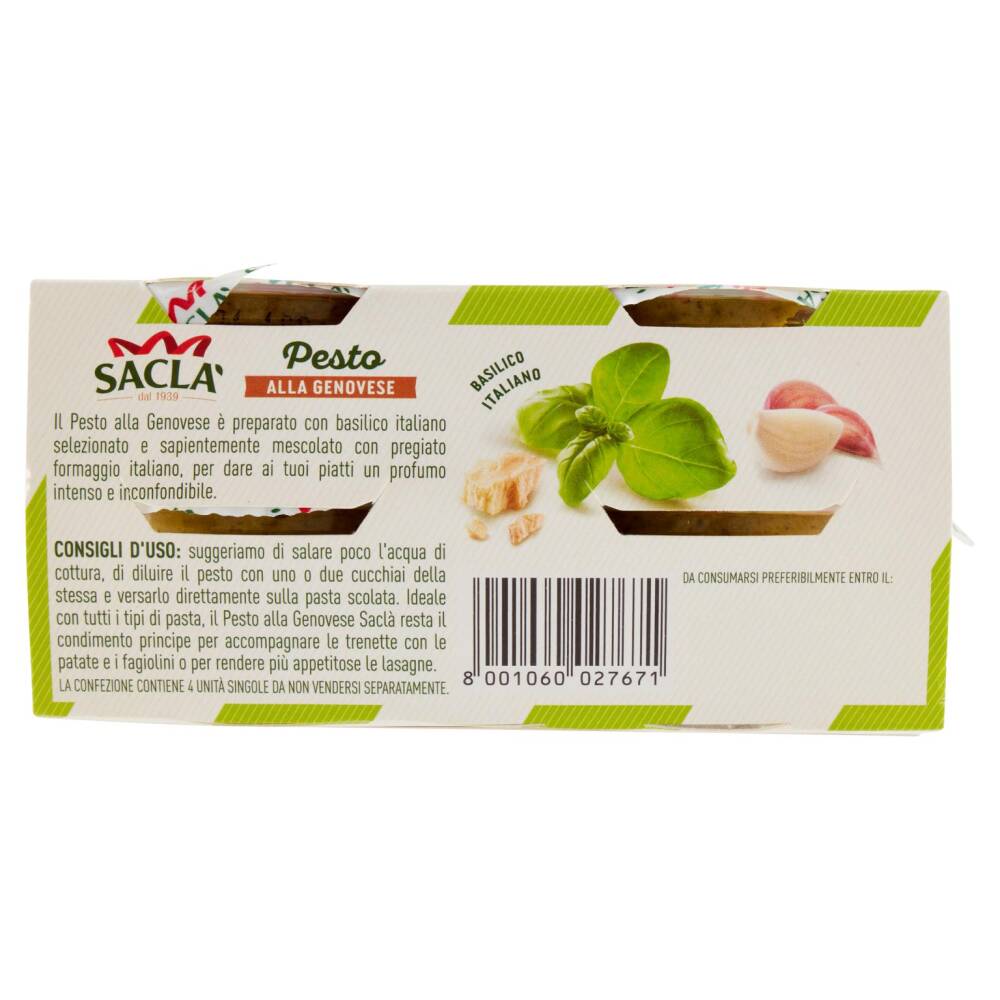 Sacl Pesto Alla Genovese X G Nonpesa It Spesa Online