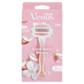 Gillette Venus Rasoio Donna Comfortglide Spa Breeze a 3 Lame, 1 Manico + 2 Lamette Donna