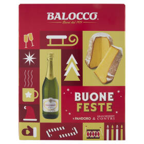 Balocco Buone Feste il Pandoro 750 g & Gran Dessert Contri 75 cl