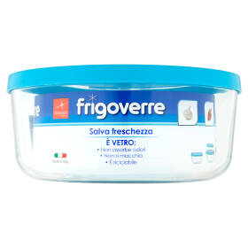 Contenitore ermetico in Vetro Frigoverre tondo basso 18cm