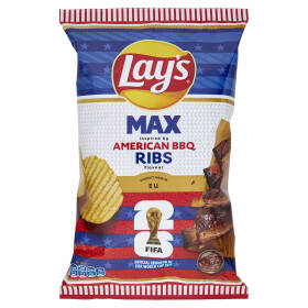 Lay's Max inspired by American BBQ Ribs flavour 115 g