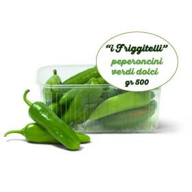 Peperoncino verde dolce (friggitelli) - vaschetta gr 500