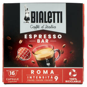 Bialetti Caffè d'Italia Espresso Bar Roma 16 Capsule 112 g