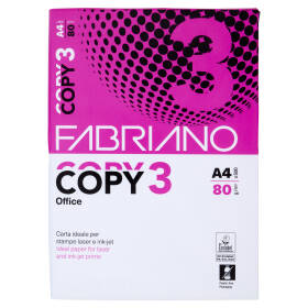 Fabriano Copy 3 Office A4 80 g/m² 500 Fogli