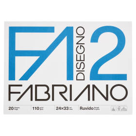 Fabriano Disegno 2 110 g/m² 24x33 cm Ruvido 20 Fogli