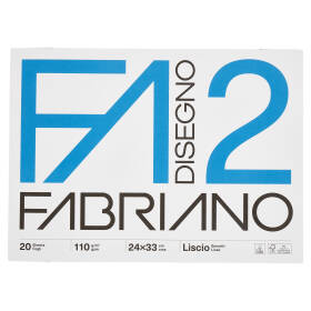 Fabriano Disegno FA/2 blocco 20 fogli 24x33 cm liscio