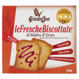 GrissinBon leFrescheBiscottate al Malto d'Orzo 250 g