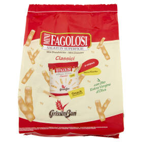GrissinBon Fagolosi Mini Classici Snack 8 minipack 165 g