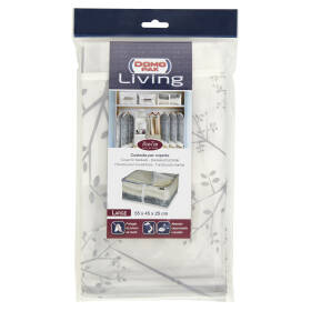 Domopak Living Bon Ton Collection Custodia per coperte large 55 x 45 x 25 cm