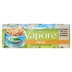 Valfrutta Cotti a Vapore Farro Italiano 3 x 150 g