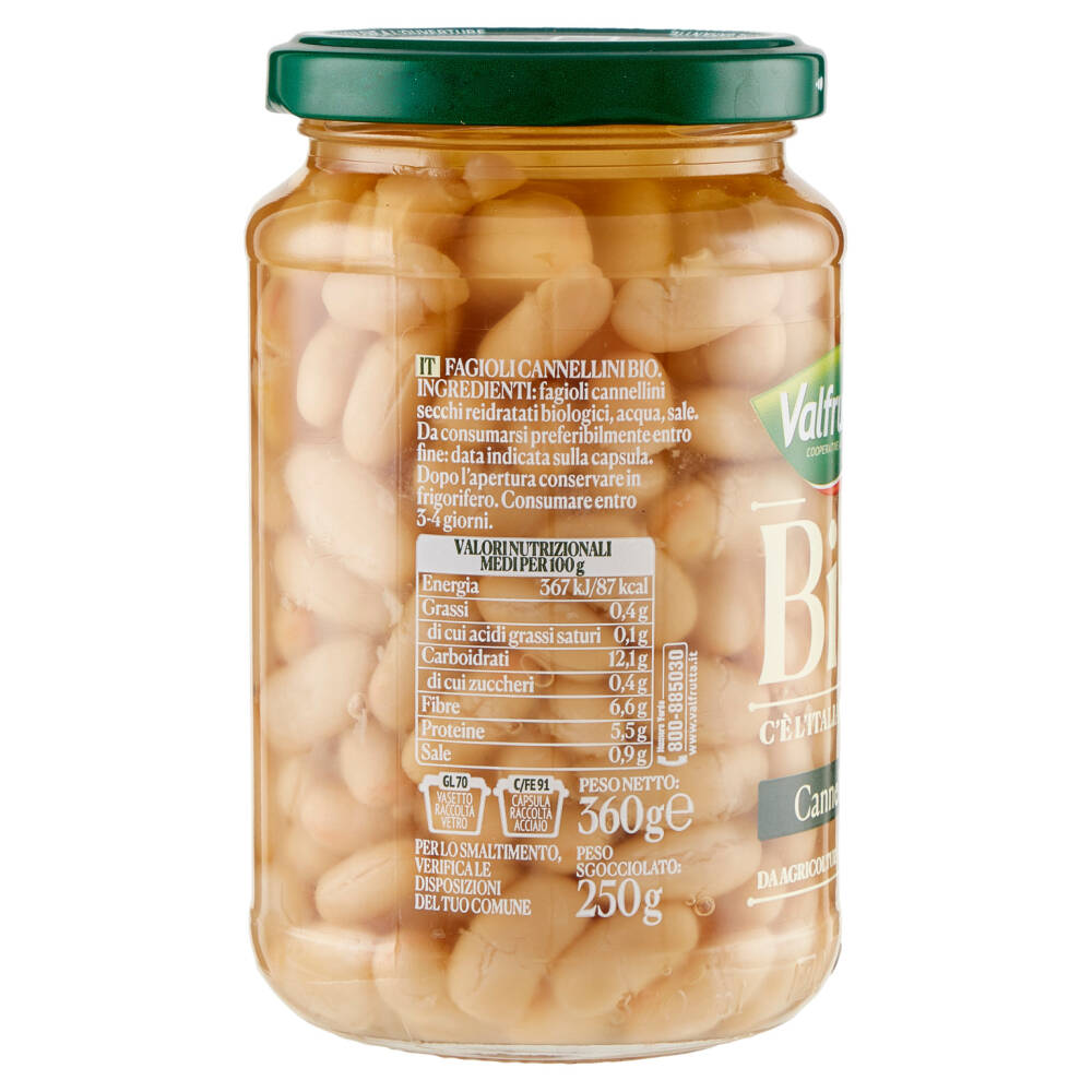 Valfrutta Bio Cannellini 360 g