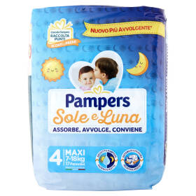 Pampers Sole e Luna 4 Maxi 17 pz