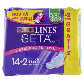 Lines Seta ultra con ali 14 + 2 pz