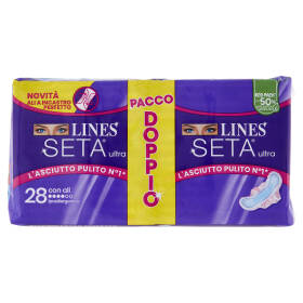 Lines Seta ultra con ali 28 pz