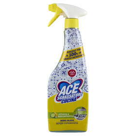 Ace Sgrassatore Cucina Limone e Bergamotto Senza Candeggina 600 ml