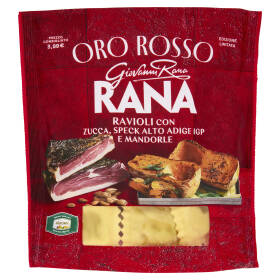 Giovanni Rana Oro Rosso Ravioli con Zucca, Speck Alto Adige IGP e Mandorle 250 g