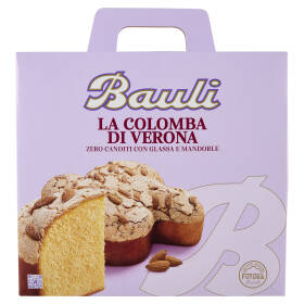 Bauli la Colomba di Verona Zero Canditi con Glassa e Mandorle 1 kg