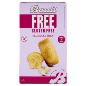 Bauli Free Gluten Free Plumcake Mela 4 x 33 g