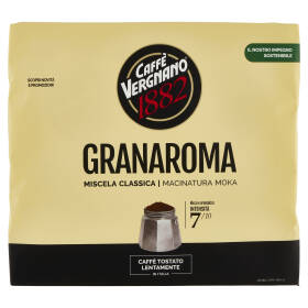 Caffè Vergnano 1882 Granaroma Miscela Classica Macinatura Moka 2 x 250 g