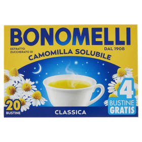 Bonomelli Estratto Zuccherato di Camomilla Solubile Classica 20 x 5 g