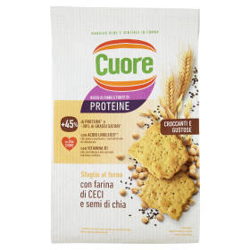 Cuore Sfoglie al forno con Farina di Ceci e Semi di Chia 170 g