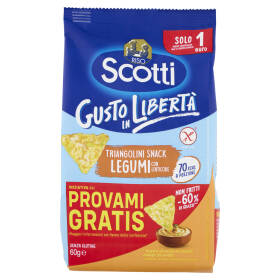 Riso Scotti Triangolini Snack Legumi con Lenticchie 60 g