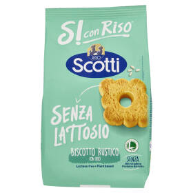 Riso Scotti Si con Riso Senza Lattosio Biscotto Rustico con Riso 350 g