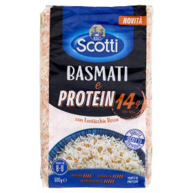 Riso Scotti Basmati e Protein con Lenticchie Rosse 500 g