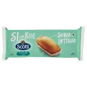 Riso Scotti Si con Riso Senza Lattosio Plumcake con riso 6 x 31,7 g
