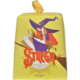 Strega strega mini panettone con crema strega senza uva sultanina ne scorze di agrumi canditi 100g