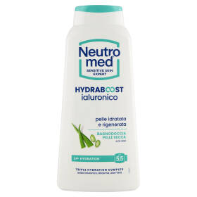 Neutromed Hydraboost ialuronico Bagnodoccia Pelle Secca Aloe Vera pH 5,5 600 ml
