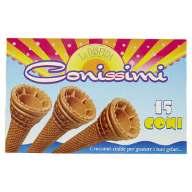 La Disfida Conissimi 15 coni da gelato 50 g