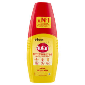 Autan Multinsetto Vapo Insetto Repellente e Antizanzare Comuni, Tigre, Zecche e Tafani, 100ml