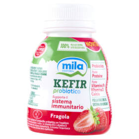mila Kefir probiotico Supporta il sistema immunitario Fragola 180 g