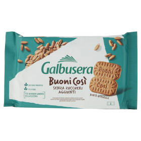 Galbusera BuoniCosi Senza Zuccheri Aggiunti Integrale Latte 6 x 50 g