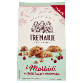Tre Marie i Morbidi mirtilli rossi e mandorle 300 g