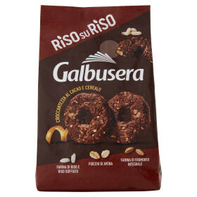 Galbusera RisosuRiso Biscotto con Riso, Cioccolato e Cacao 290 g