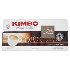 CAFFE KIMBO MACINATO FRESCO IN POLVERE 250G X 2 X 10 - Gusti d'Italia