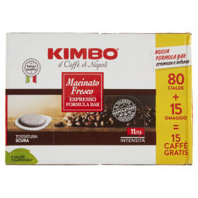 Kimbo Espresso Decaf Formula Bar 15 Cialde Compostabili* 109.5 g