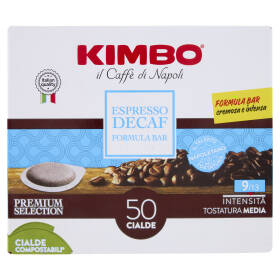Kimbo Espresso Decaf Formula Bar 50 Cialde Compostabili* 365 g