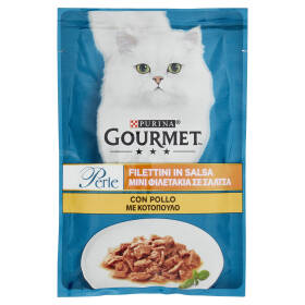 PURINA GOURMET Perle Filettini in Salsa con Pollo 85g