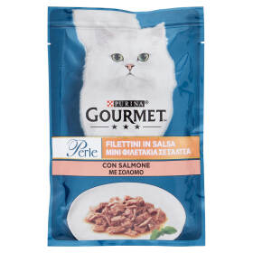PURINA GOURMET Perle Filettini in Salsa con Salmone 85 g