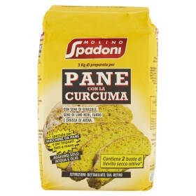 Molino Spadoni 1 Kg di preparato per Pane con la Curcuma 1000 g