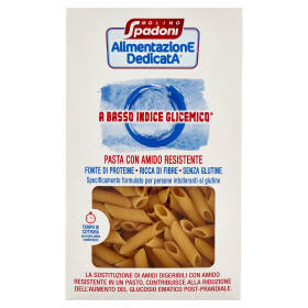 Molino Spadoni AlimentazionE DedicatA a Basso Indice Glicemico* Pasta Amido Resistente Penne 400 g