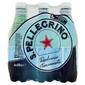 S.PELLEGRINO, Acqua Minerale Frizzante, Pet - 6x500ml