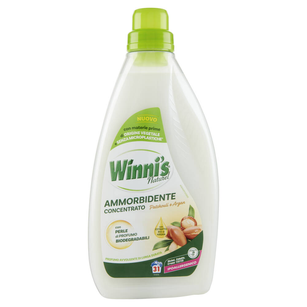 Winni's Naturel Ammorbidente Concentrato Patchouli e Argan 31 Lavaggi 775  ml