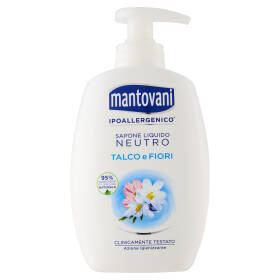mantovani sapone Liquido Neutro Talco e Fiori 300 ml